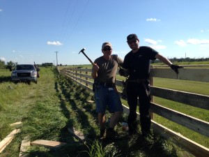 4 Plank Lumber Fence