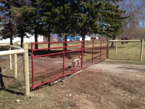 Double Wood Gate